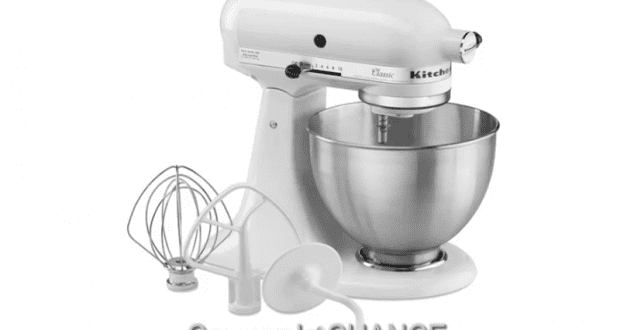 Un batteur sur socle de marque KitchenAid