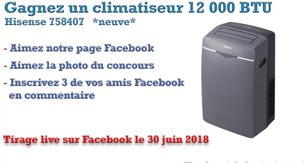 Un climatiseur Hisense de 12 000 Btu