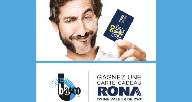 Une carte-cadeau RONA de 250$