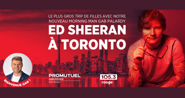 Voyage pour voir Ed Sheeran à Toronto