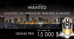 Week-End à Miami d'une valeur de 15 000$