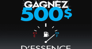 500$ d'essence à gagner