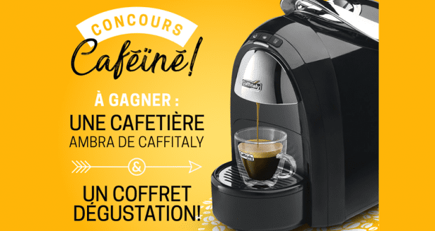 Cafetière Ambra ainsi qu'un coffret dégustation