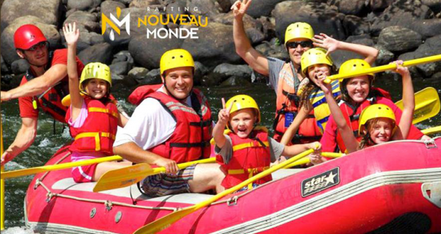 Forfait pour 2 adultes et 2 enfants chez Rafting Nouveau Monde