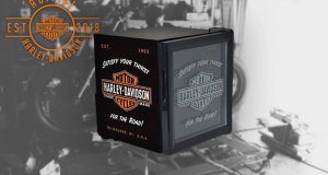 Un réfrigérateur Harley-Davidson