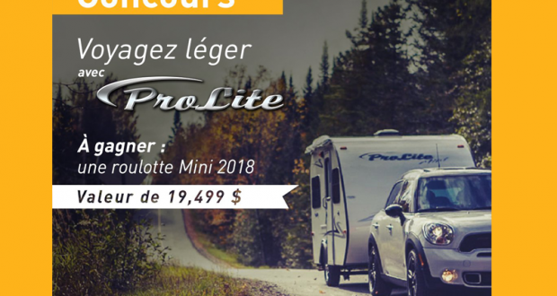Une roulotte Prolite Mini 2018 (19,499$)