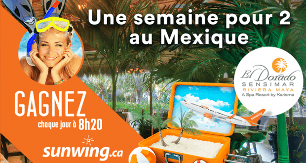 3 Voyages tous inclus pour 2 à Riviera Maya