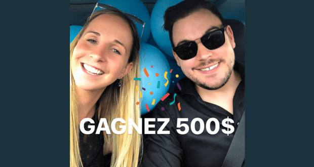 500$ à gagner