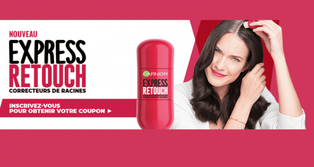 Coupon de 3$ sur un produit Garnier Express Retouch