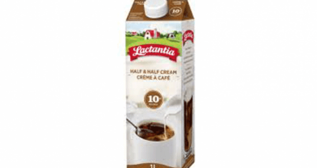 Crème à café 10% Lactantia de 2L à 1,88$