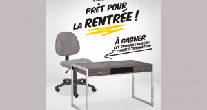 Ensemble bureau et chaise d'ordinateur