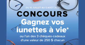 Gagnez vos lunettes à vie