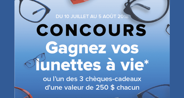 Gagnez vos lunettes à vie