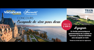 Séjour pour 2 au Fairmont Le Manoir Richelieu