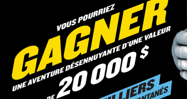 Voyage au choix du gagnant (20'000$)