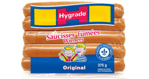 Saucisses fumées Hygrade 375g à 2$