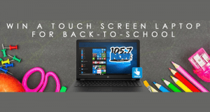 Un ordinateur portable à écran tactile