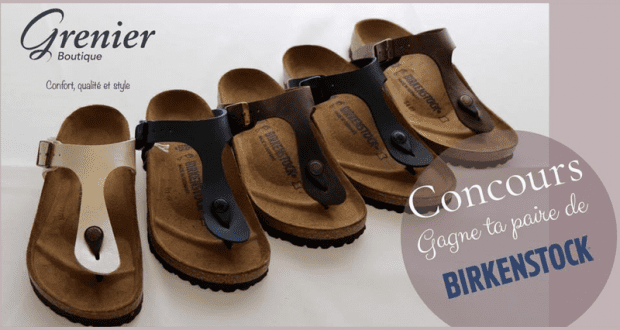 Une paire de sandales Birkenstock