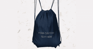 Échantillons gratuits de Sac à dos avec cordon de serrage