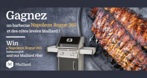 Barbecue Napoleon Rogue 365 ainsi que 6 paquets de côtes levées