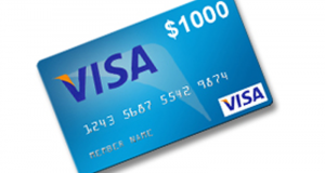 Carte-cadeau Visa de 1000 $