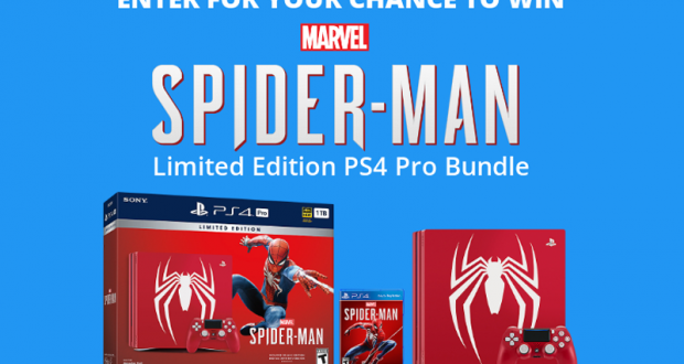 Ensemble cadeau PS4 Spiderman (Valeur de 500$)