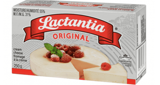 Fromage à la crème Lactantia Original à 1.50$