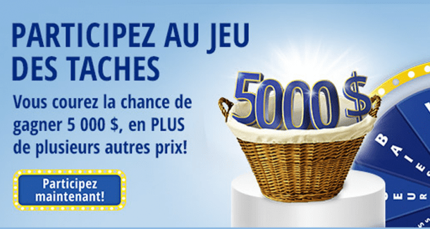 Gagnez Un Chèque de 5 000$ et plusieurs autres prix