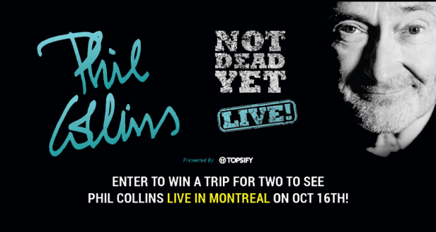 Gagnez Un voyage pour 2 pour voir Phil Collins à Montréal
