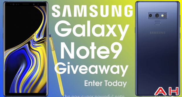 Gagnez un Samsung Galaxy Note 9 avec AndroidHeadlines