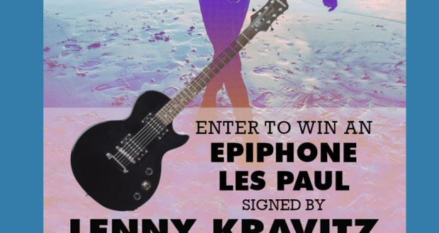 Guitare autographiée par Lenny Kravitz