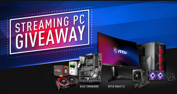 PC de construction AMD B450 Streaming + Moniteur MSI MAG