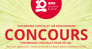 Un an de produits Theobroma Chocolat (Valeur de 1 000 $)