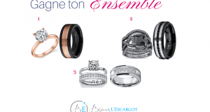 Un sublime ensemble de bagues pour elle et lui