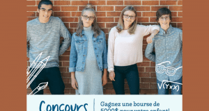 Une bourse de 5000$ pour votre enfant