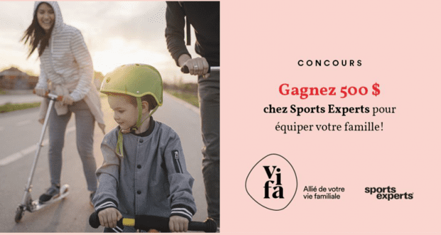 Une carte-cadeau de 500 $ chez Sports Experts