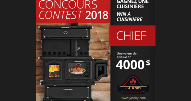 Une cuisinière modèle Chief d’une valeur de 4'000 $