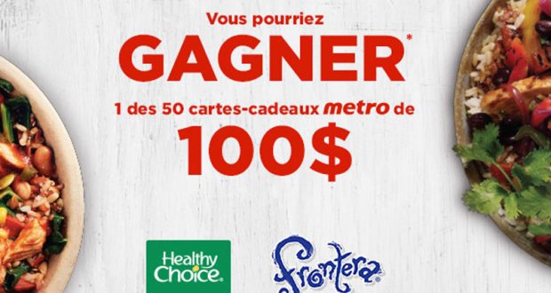 50 cartes-cadeaux Metro de 100$ chacune