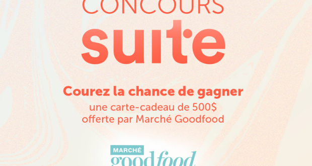 Carte-cadeau de 500 $ offerte par Marché Goodfood