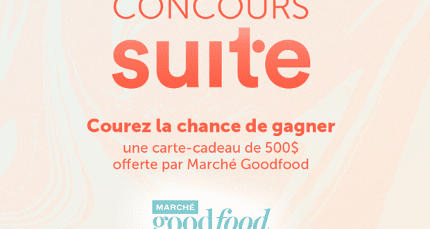 Carte-cadeau de 500 $ offerte par Marché Goodfood