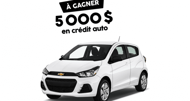 Crédit auto de 5 000 $