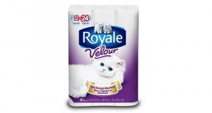 Emballage de 12 rouleaux de papier hygiénique Royale Velour à 2,99$