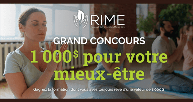 Gagnez 1 000$ pour votre mieux-être