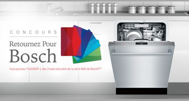 Gagnez 3 lave-vaisselle de la série 800 de bosch