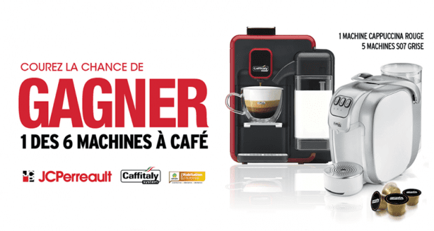 Gagnez 5 cafetières Caffitaly avec coffret dégustation