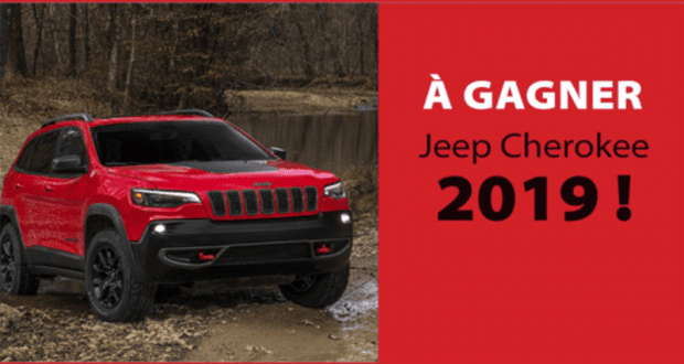 Gagnez Un véhicule Jeep Cherokee 2019 North de 41 142 $