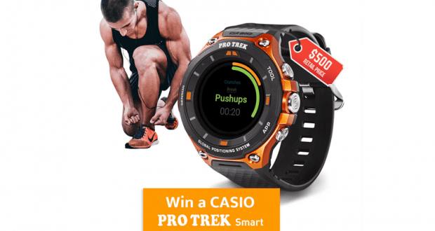 Gagnez un Casio Pro Trek Smart (WSD-F20) de 500 $