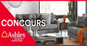 Gagnez un Certificat cadeau de 2 500 $ chez Meubles Ashley