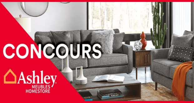 Gagnez un Certificat cadeau de 2 500 $ chez Meubles Ashley