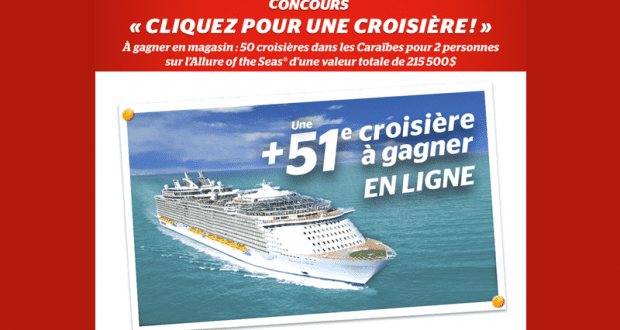 Gagnez une croisière d’une semaine pour 2 sur l’Allure of the seas